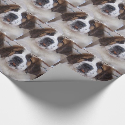 St Bernard Cadeaupapier (Hoek)