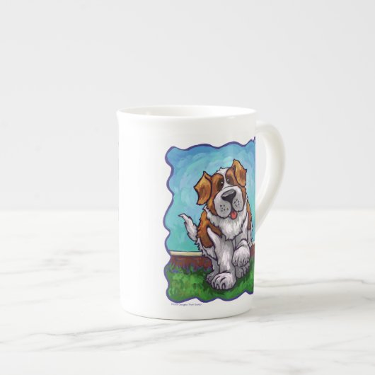 St. Bernard Cadeaus & Accessoires Porselein Kop (Voorkant rechts)