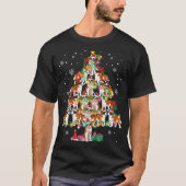 St Bernard Christmas Tree Funny St Bernard Gifts T-shirt (Voorkant)
