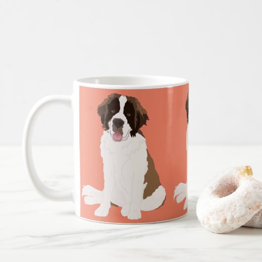 St Bernard Coffee Mok (Met donut)