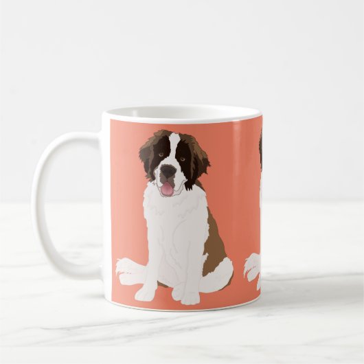  St Bernard Coffee Mok (Links)