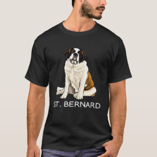 St Bernard Crazy Hondenliefhebber T-shirt