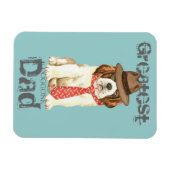 St. Bernard Dad Magneet (Horizontaal)