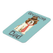 St. Bernard Dad Magneet (Linkerzijde)