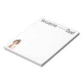 St. Bernard Dad Notitieblok (Linkerzijde)