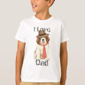 St. Bernard Dad T-shirt (Voorkant)