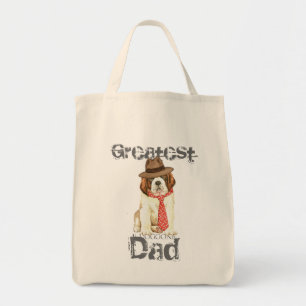 St. Bernard Dad Tote Bag