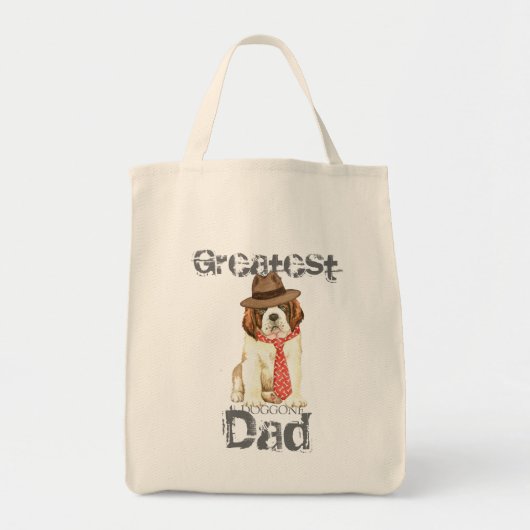 St. Bernard Dad Tote Bag (Voorkant)