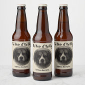  St. Bernard Dog Custom Beer Label Bier Etiket (Flessen)
