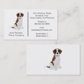 St Bernard Dog Design Boarding Kennels Visitekaartje (Voorkant / Achterkant)