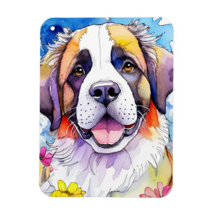St. Bernard Dog Fotomagneet Magneet