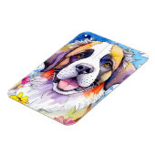 St. Bernard Dog Fotomagneet Magneet (Linkerzijde)