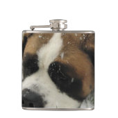 St Bernard Dog Heupfles (Voorkant)