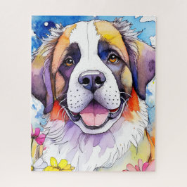 St. Bernard Dog Jigsaw Puzzel