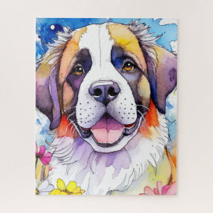 St. Bernard Dog Jigsaw Puzzel