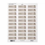 St. Bernard Dog Pet Animal Label (Full Sheet)
