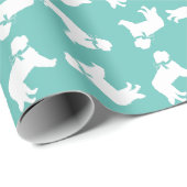 St. Bernard Dog Puppy Cadeaupapier (Rol Hoek)