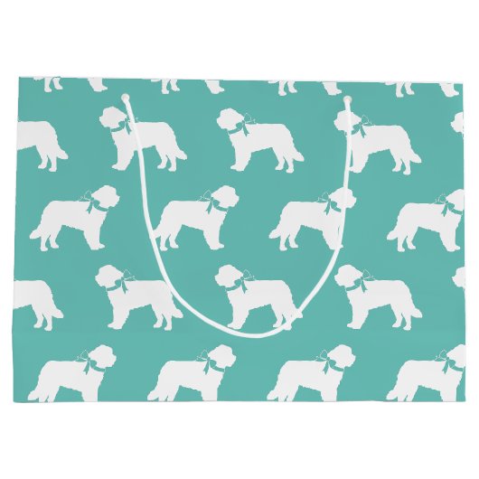 St. Bernard Dog Puppy Groot Cadeauzakje (Achterkant)