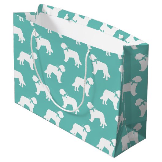 St. Bernard Dog Puppy Groot Cadeauzakje (Achterkant Gekanteld)