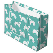 St. Bernard Dog Puppy Groot Cadeauzakje (Voorkant Gekanteld)