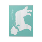 St. Bernard Dog Puppy Notitieblok (Linkerzijde)