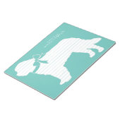 St. Bernard Dog Puppy Notitieblok (Schuin)