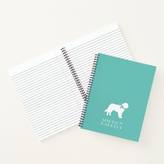 St. Bernard Dog Puppy Notitieboek (Binnen)