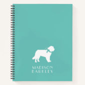St. Bernard Dog Puppy Notitieboek (Voorkant)