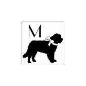 St. Bernard Dog Puppy Rubberstempel (Afrduk)