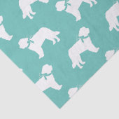 St. Bernard Dog Puppy Tissuepapier (Detail)