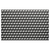 St Bernard Dog Silhouette Pet Stof (Fat Quarter)