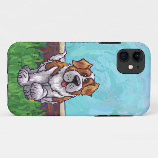 St. Bernard Electronics Case-Mate iPhone Case (Achterkant (horizontaal))