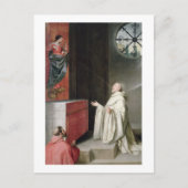St. Bernard en de Maagd Briefkaart (Voorkant)