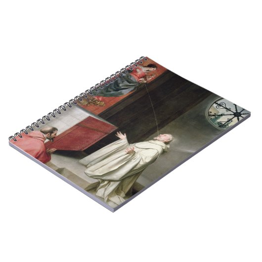 St. Bernard en de Maagd Notitieboek (Linkerzijde)