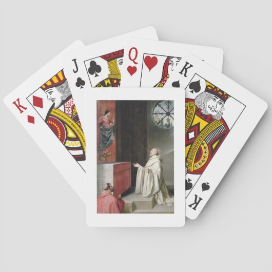 St. Bernard en de Maagd Pokerkaarten (Achterkant)