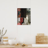St. Bernard en de Maagd Poster (Keuken)