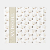 St. Bernard Fleece Deken (Voorkant (Horizontaal))