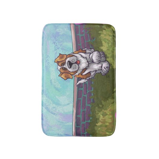 St. Bernard Gifts & Accessoires Badmat (Voorkant Verticaal)