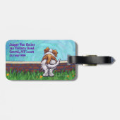 St. Bernard Gifts & Accessoires Bagagelabel (Achterkant horizontaal)