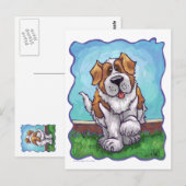 St. Bernard Gifts & Accessoires Briefkaart (Voorkant / Achterkant)