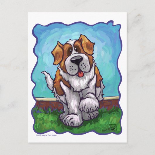 St. Bernard Gifts & Accessoires Briefkaart (Voorkant)