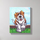 St. Bernard Gifts & Accessoires Canvas Afdruk (Voorkant)