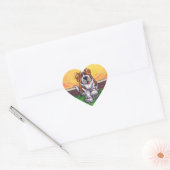 St. Bernard Gifts & Accessoires Hart Sticker (Envelop)