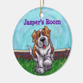 St. Bernard Gifts & Accessoires Keramisch Ornament (Links)
