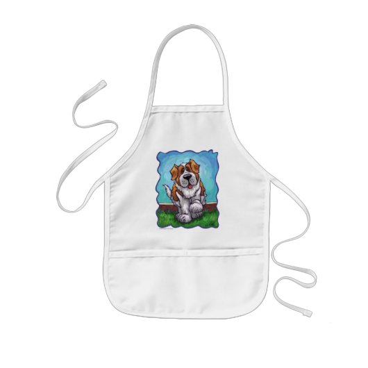 St. Bernard Gifts & Accessoires Kinder Schort (Voorkant)