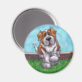St. Bernard Gifts & Accessoires Magneet (Voorkant / Achterkant)