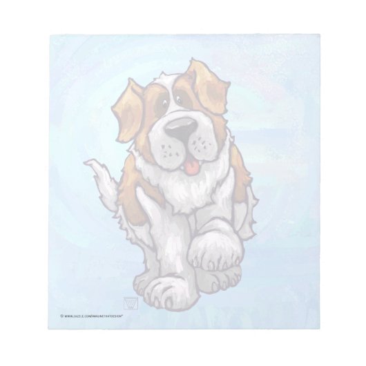 St. Bernard Gifts & Accessoires Notitieblok (Voorkant)