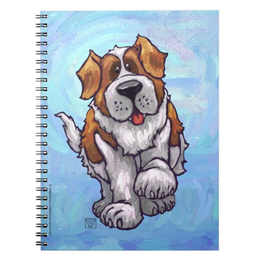 St. Bernard Gifts & Accessoires Notitieboek (Voorkant)