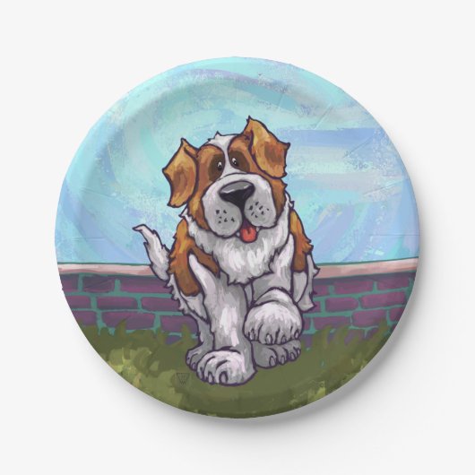 St. Bernard Gifts & Accessoires Papieren Bordje (Voorkant)
