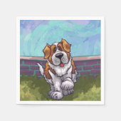 St. Bernard Gifts & Accessoires Servetten (Voorkant)